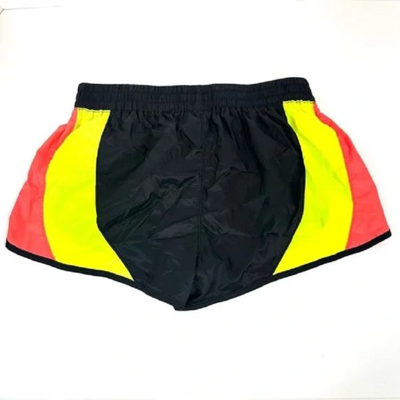 Aviator Nation New Women's Ultra Light Jogger Shorts - Neon Black - Picture 2 of 10